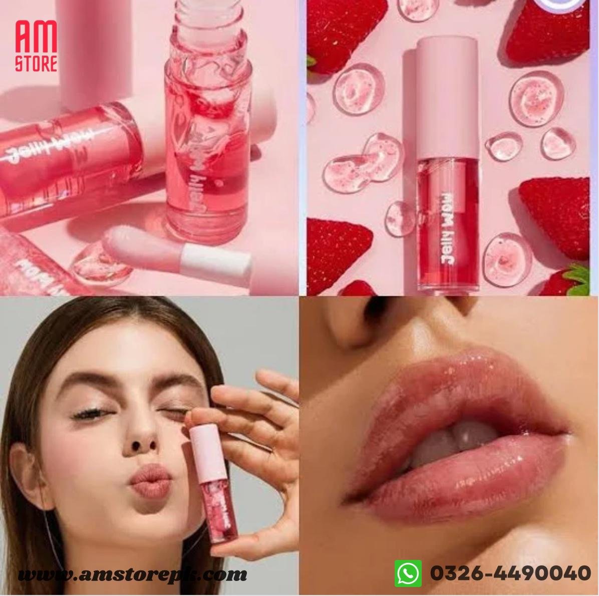 SHEGLAM Jelly Wow Hydrating Lip Oil-Berry Involved image 1