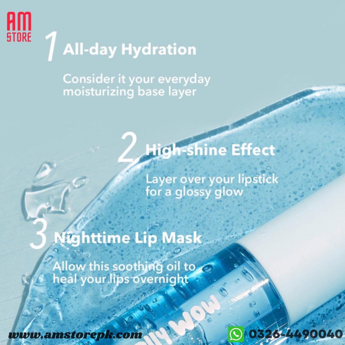 SHEGLAM Jelly Wow Hydrating Lip Oil-Mali-Blue Berry image 2