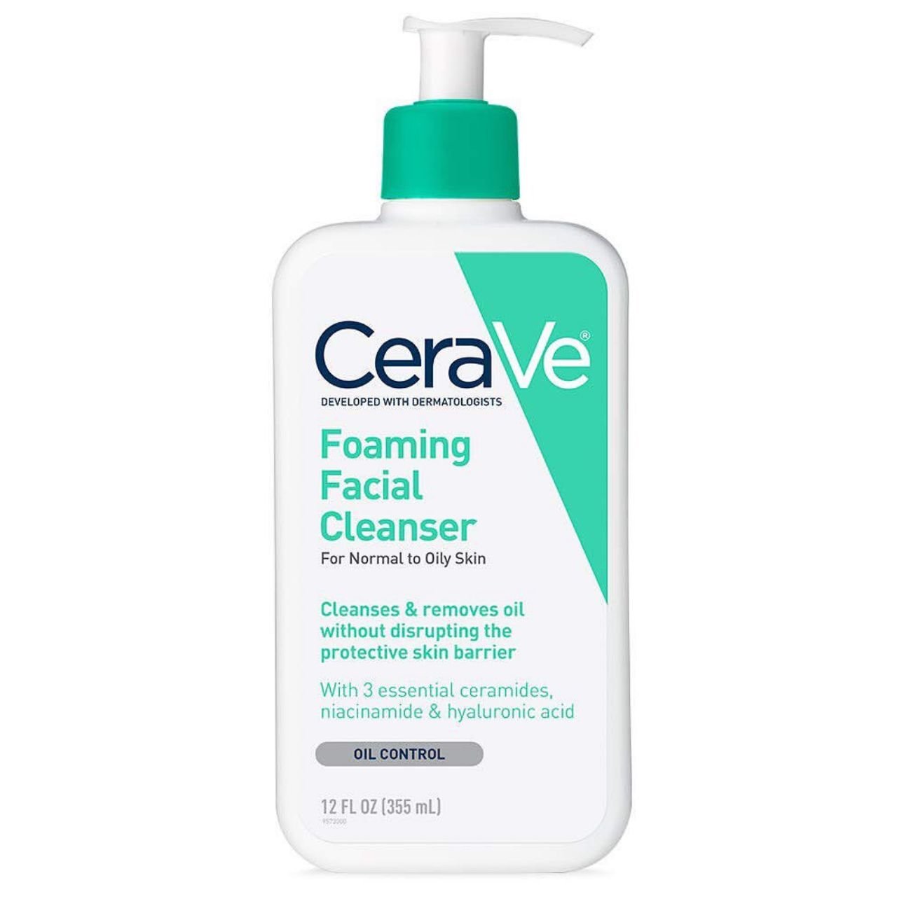 Cerave Foaming Facial Cleanser 355Ml image 0