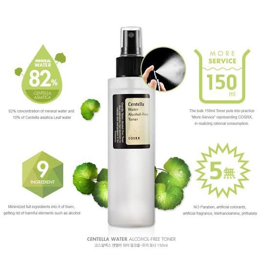 COSRX Centella Water Alcohol-Free Toner (150ml) Korea image 1