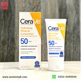 Cerave Hydrating Mineral Sunscreen SPF50 75 ml ( Original Factory Leftover ) image 2
