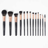 BH Signature Rose Gold 13 Piece Brush Set with Holder image 2