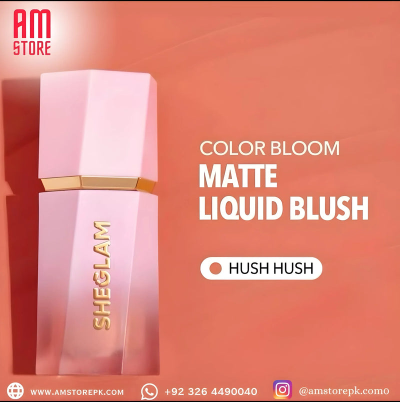 SHEGLAM COLOR BLOOM LIQUID BLUSH  (HUSH HUSH) image 0