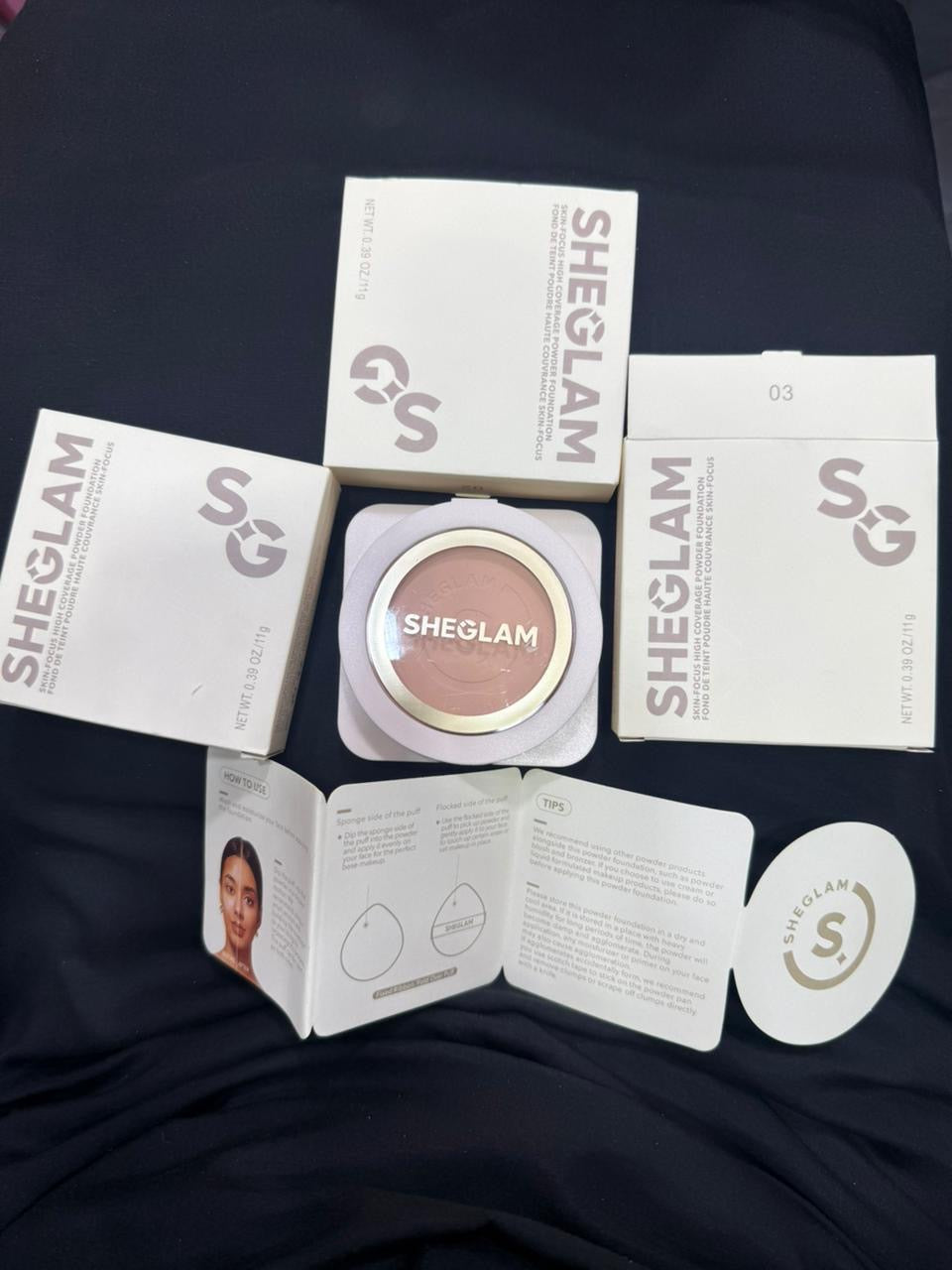 SHEGLAM SKIN-FOCUS HIGH COVERAGE POWDER