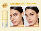 SHEGLAM Matte Fresh Setting Spray Ultra Matte Liquid-To-Powder Long Lasting Makeup YELLOW
