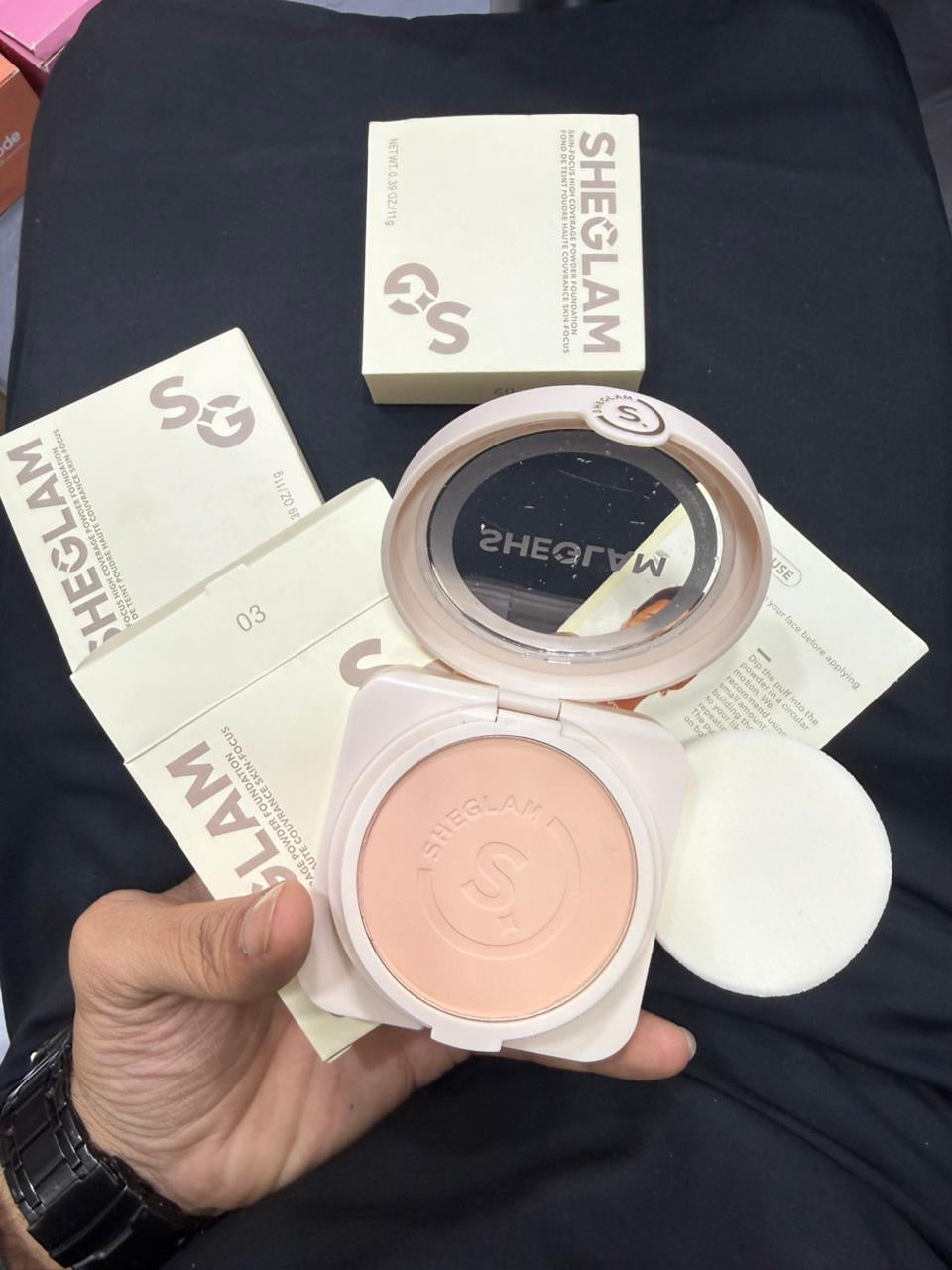 SHEGLAM SKIN-FOCUS HIGH COVERAGE POWDER