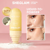 SHEGLAM Matte Fresh Setting Spray Ultra Matte Liquid-To-Powder Long Lasting Makeup YELLOW