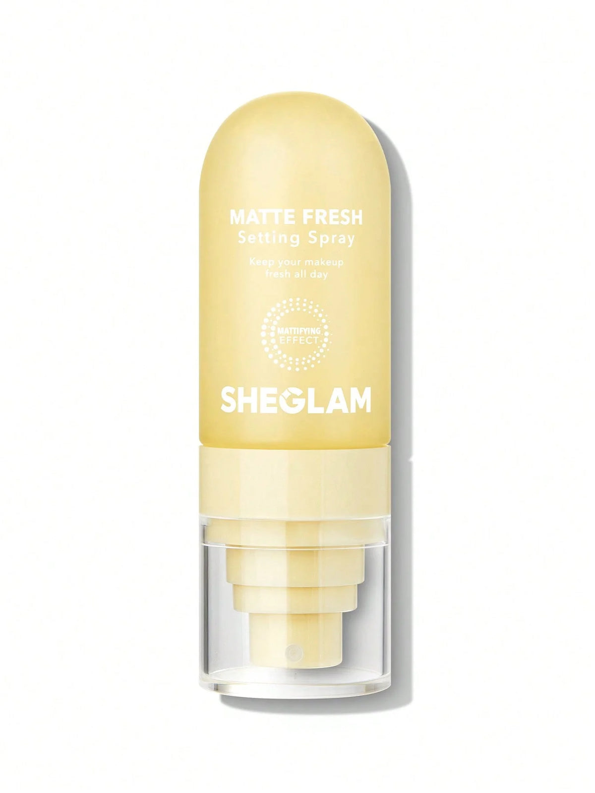SHEGLAM Matte Fresh Setting Spray Ultra Matte Liquid-To-Powder Long Lasting Makeup YELLOW