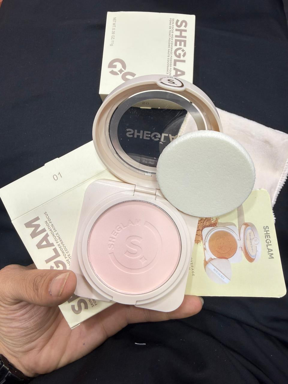 SHEGLAM SKIN-FOCUS HIGH COVERAGE POWDER