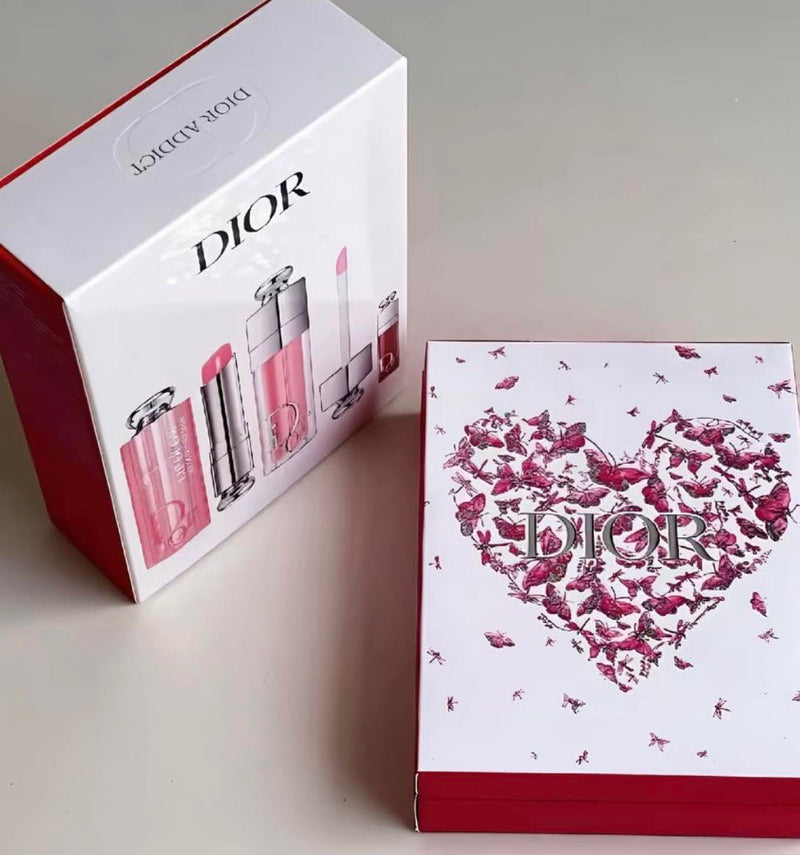 DIOR ADDICT 3 IN 1 LIP GLOW & BALM SET.