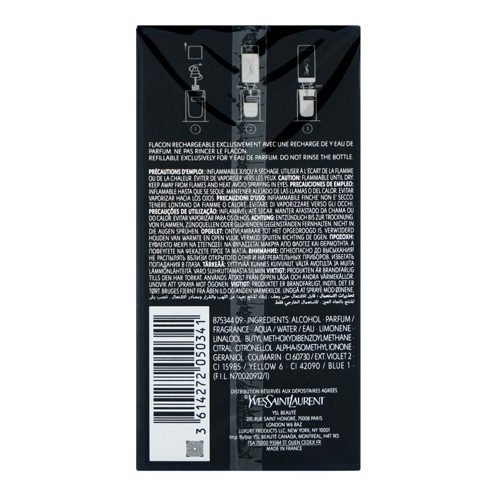 Ysl Y Eau De Toilette 100ml original company leftover