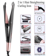 Unique Twisted Plate 2 in 1 Hair Curling image 0