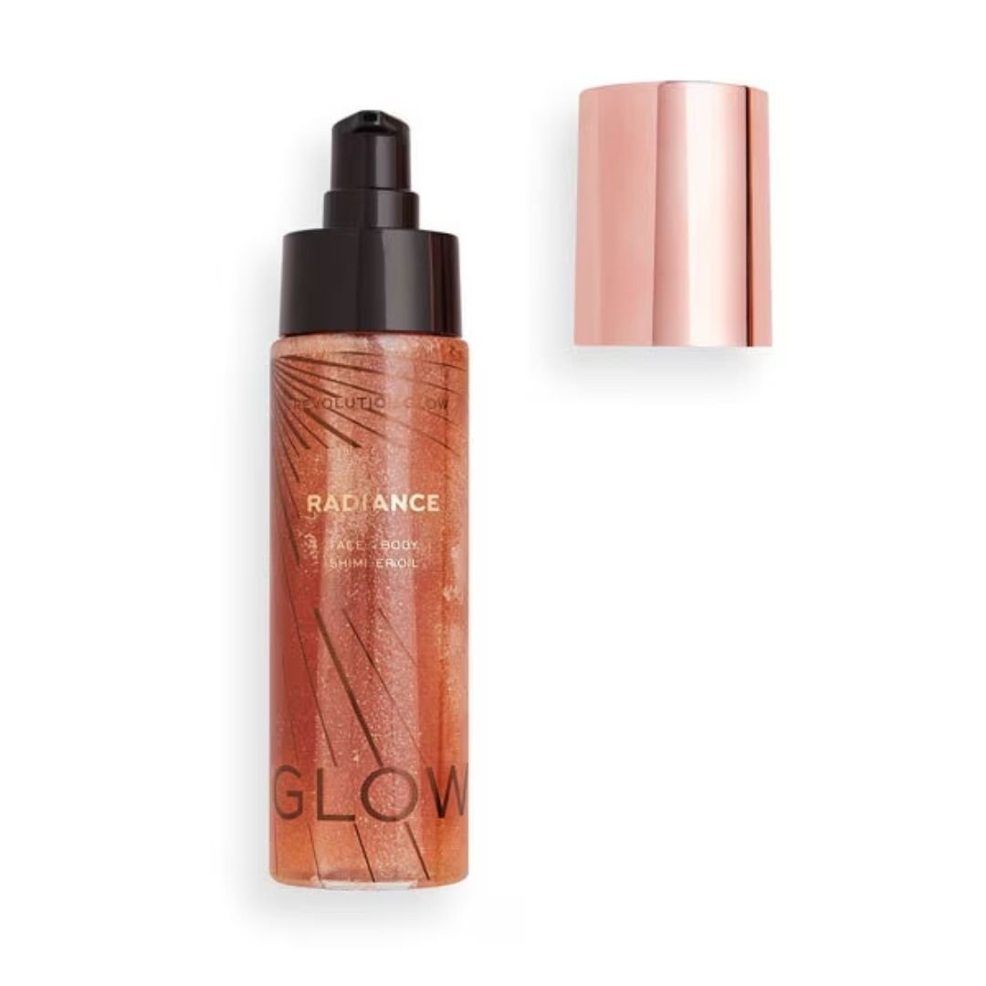 REVOLUTION  Glow Radiance Face & Body Shimmer Oil - 100ml image 1