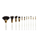 BH Cosmetics Dot Collection 11 Pcs Brush Set - White image 1