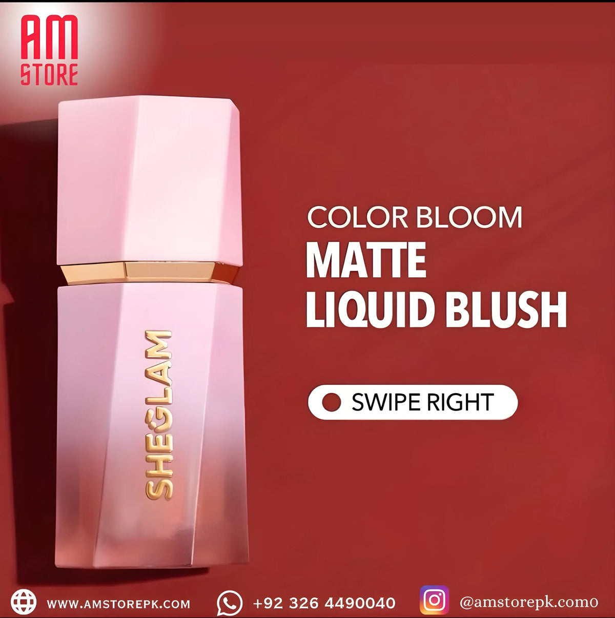 SHEGLAM COLOR BLOOM LIQUID BLUSH  (SWIPE RIGHT) image 0