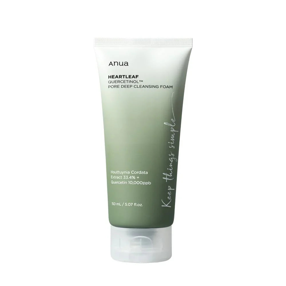 ANUA HEARTLEAF QUERCETINOL PORE DEEP CLEANSING FOAM KOREA150ml image 2